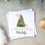 Personalised Christmas Card 'Pink Presents And Tree', thumbnail 1 of 3