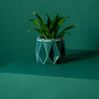 Origami Self Watering Eco Plant Pot: 11cm | Dark Teal, thumbnail 1 of 6