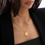 Cancer Zodiac Necklace 18k Gold Plated Gift, thumbnail 2 of 11