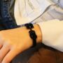 Personalised Black Anchor Bracelet, thumbnail 1 of 6