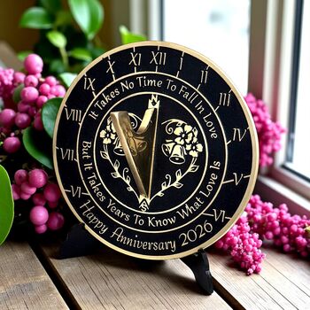 Anniversary Gift Sundial ‘Love Is’ Celebration Present, 4 of 11