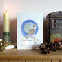 Barn Owl And Full Moon Christmas Card, thumbnail 5 of 7