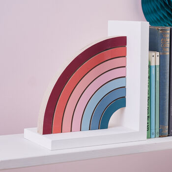Hand Painted Rainbow Bookend, 9 of 10