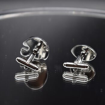 American Football Cufflinks 316 L Stainless Steel Sports Lover Gift For Men, 4 of 5