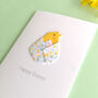 Personalised Happy Easter Origami Chick Card, thumbnail 2 of 7