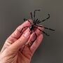 Handmade Spider Hair Pin In Black, thumbnail 5 of 9