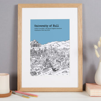 Personalised Hull Graduation Gift Print, 6 of 9