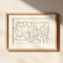 Personalised Line Drawing Family Portrait Illustration, thumbnail 6 of 12