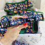 Christmas Dino Rawr Biscuits Dog Harness, thumbnail 3 of 8