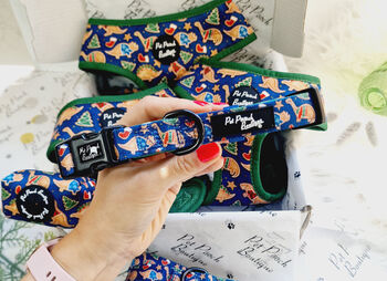 Christmas Dino Rawr Biscuits Dog Harness, 3 of 8