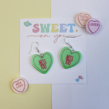 Love Heart Sweet Earrings, 7 of 11