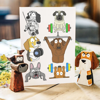Gym Dogs Card, 3 of 5