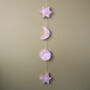 Clay And Decoupage Night Time Star Mobile, thumbnail 2 of 2