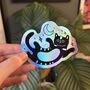 Space Cat Holographic Stickers, thumbnail 2 of 6