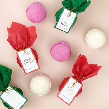 Enjoy The Magic Vanilla Christmas Bath Bomb Gift, 4 of 4