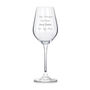 Personalised Crystalite Wine Glass, thumbnail 1 of 5