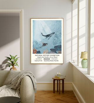 Natural History Exhibition Whale Print, 3 of 3