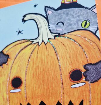 ''Pumpkin' Greeting Card, 2 of 3