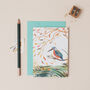 Kingfisher Pool Greetings Card / Notelet, thumbnail 1 of 7