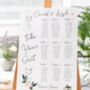 Take Your Seat Floral Wedding Seating Plan, thumbnail 1 of 1