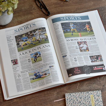 Ucla Bruins College Football Personalised Gift Newspaper History Book, 10 of 11