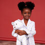 Lilly Girls Check Pyjama Set With Matching Teddy Bear, thumbnail 1 of 8