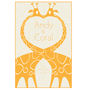 Giraffes: Personalised Wedding Print, thumbnail 3 of 5