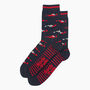 Race Cars Bamboo Socks Men's Christmas Cracker Hanging Tree Decoration, thumbnail 3 of 5