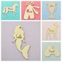 Personalised Ballet Shoes Wooden Door Sign, thumbnail 6 of 8