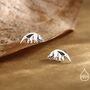 Sterling Silver Ant Eater Stud Earrings, thumbnail 2 of 12