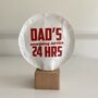 Dad's Emergency Service 24 Hrs Table Lamp And Base, thumbnail 10 of 10