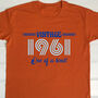 Personalised Adults Vintage Limited Edition T Shirt, thumbnail 3 of 7