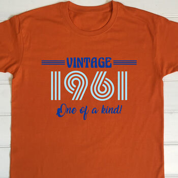 Personalised Adults Vintage Limited Edition T Shirt, 3 of 7