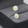 Little Sunflower Flower Stud Earrings, thumbnail 4 of 11