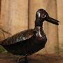 Duckling Handmade Recycled Metal Garden Sculpture, thumbnail 2 of 4