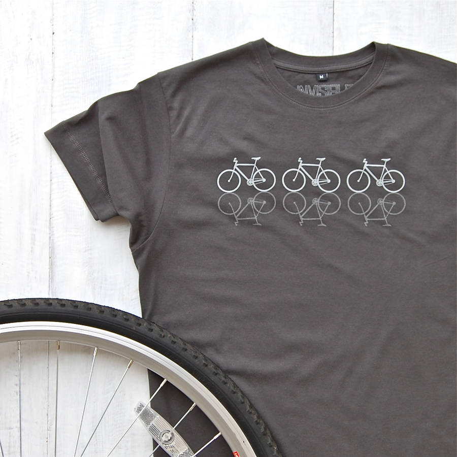 Cycles T Shirt With Reflective Print, 1 of 3