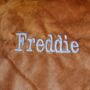 Personalised Embroidery Highland Cow Brown Toy Soother, thumbnail 9 of 12