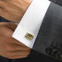 Best Man Rhodium, Gold Or Rose Gold Plated Cufflinks, thumbnail 9 of 12