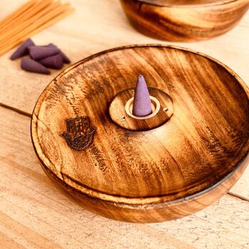 Handmade Hamsa Hand Incense Stick And Cone Holder, 2 of 5