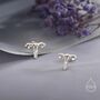 Sterling Silver Female Anatomy Stud Earrings, thumbnail 3 of 12