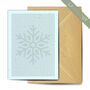 Laser Cut Snow Much Detail Christmas Card, thumbnail 1 of 2
