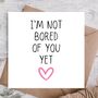 Cute Anniversary Card For Husband / Wife | Card For Her, thumbnail 1 of 3