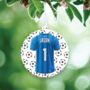 Personalised Football Shirt Decoration Gift, thumbnail 1 of 3