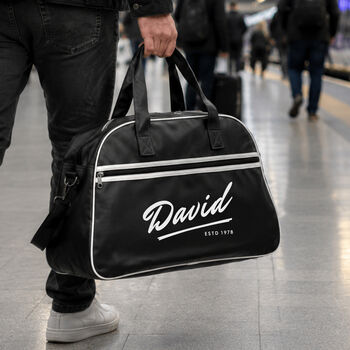 Personalised Vintage Bowling Bag, 2 of 5