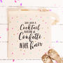 'Cocktails And Confetti' Tote Bag, thumbnail 1 of 3