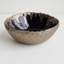 Handmade Navy Blue And Gold Ceramic Ring Dish, thumbnail 3 of 8