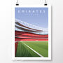 Arsenal Fc Emirates Stadium North Bank Poster, thumbnail 2 of 6