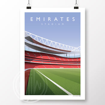 Arsenal Fc Emirates Stadium North Bank Poster, 2 of 6