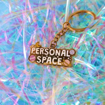 Personal Space Enamel Keyring, 4 of 5