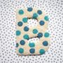 Blue Polka Dot Decorative Letter, thumbnail 2 of 6